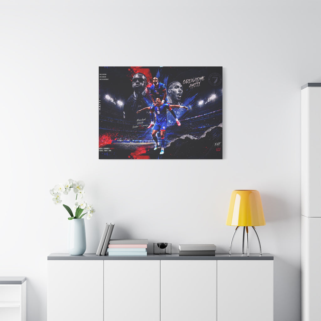 Haiti World Cup 2026 Canvas