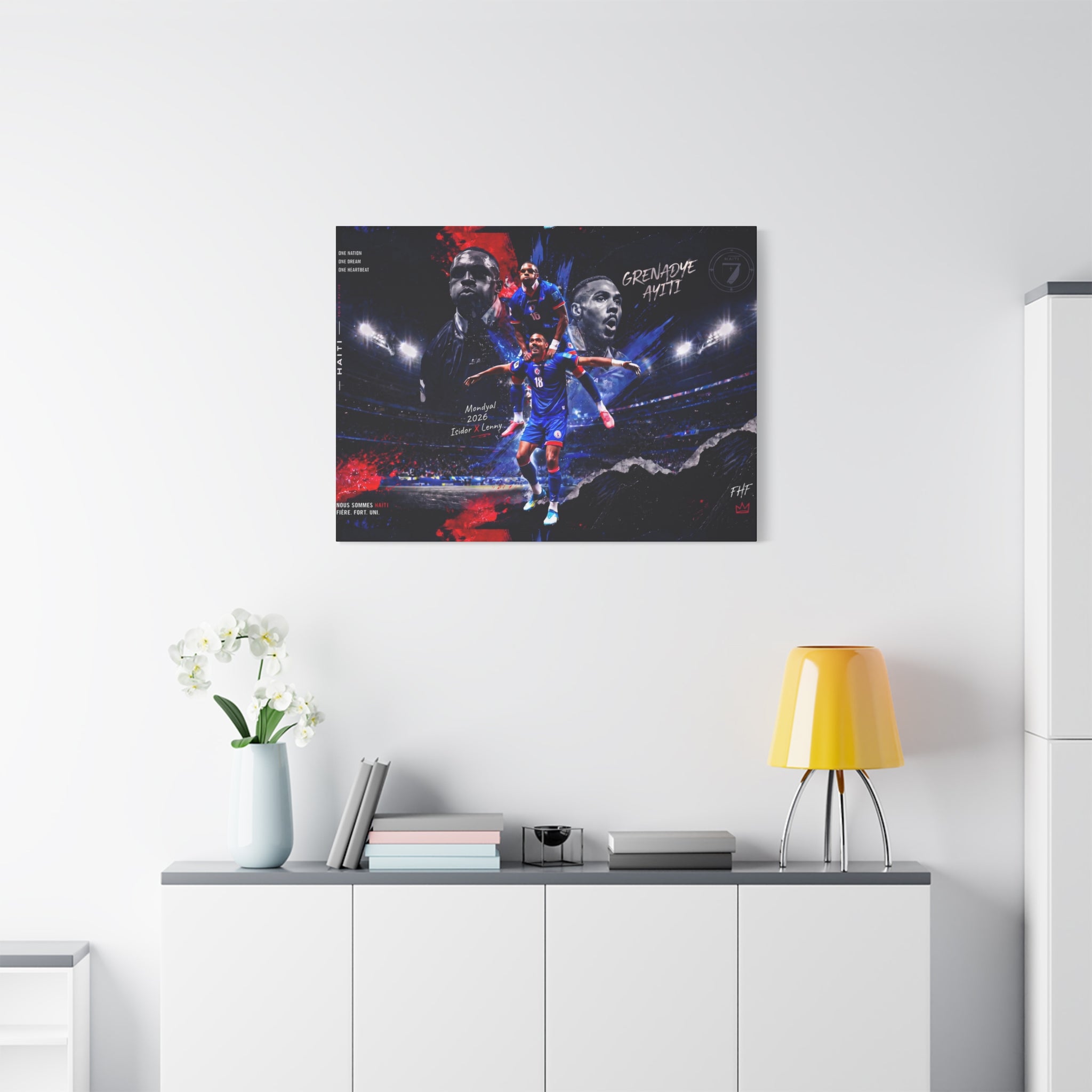 Haiti World Cup 2026 Canvas