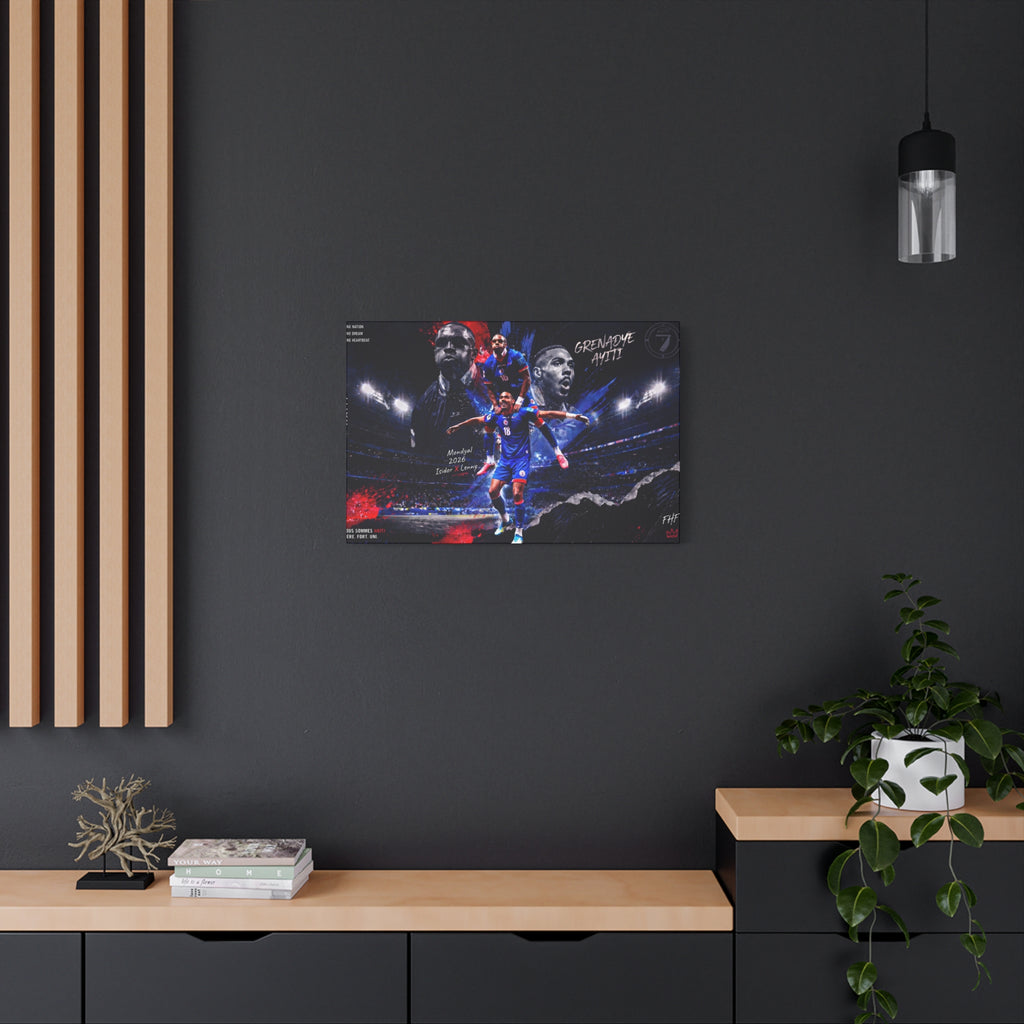 Haiti World Cup 2026 Canvas
