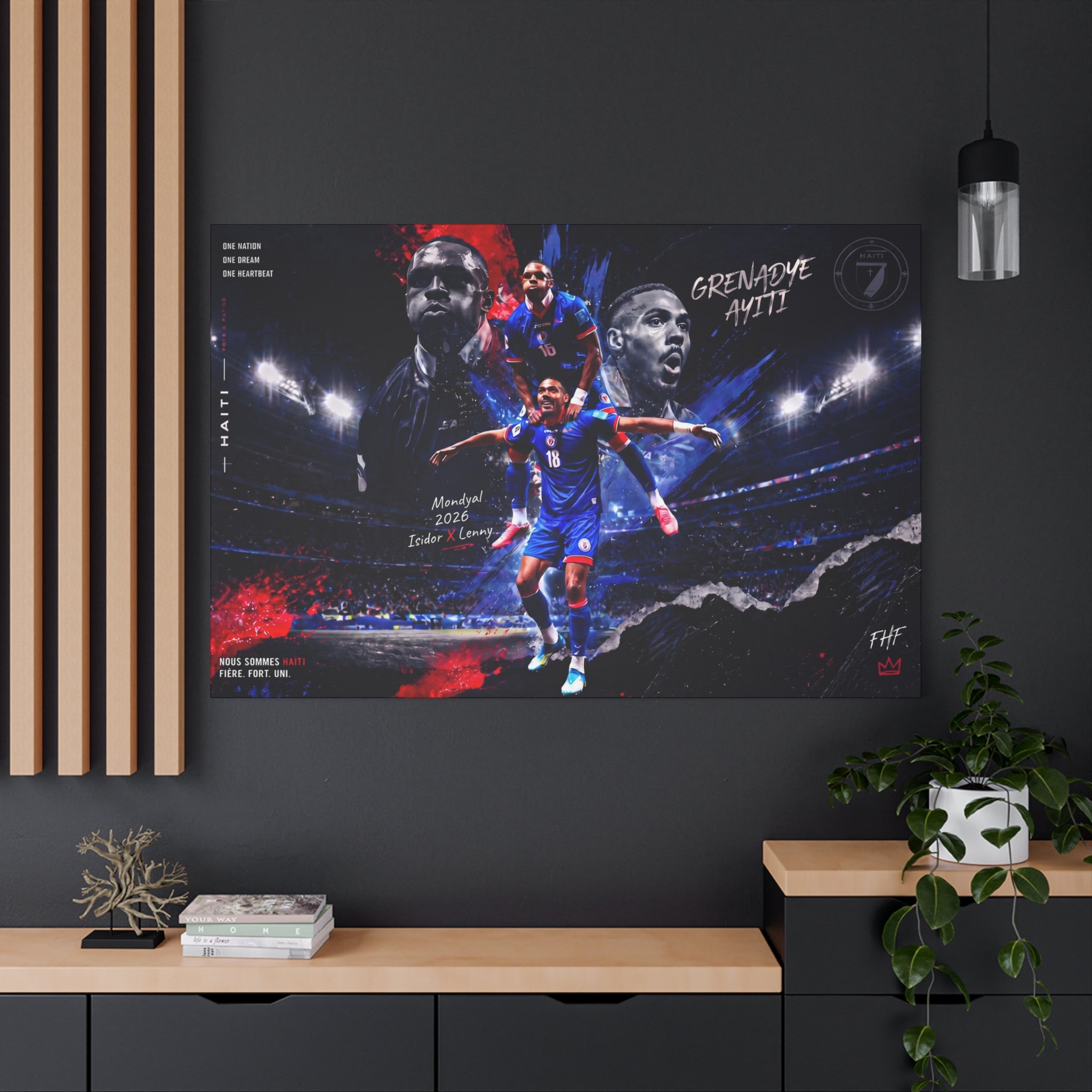 Haiti World Cup 2026 Canvas