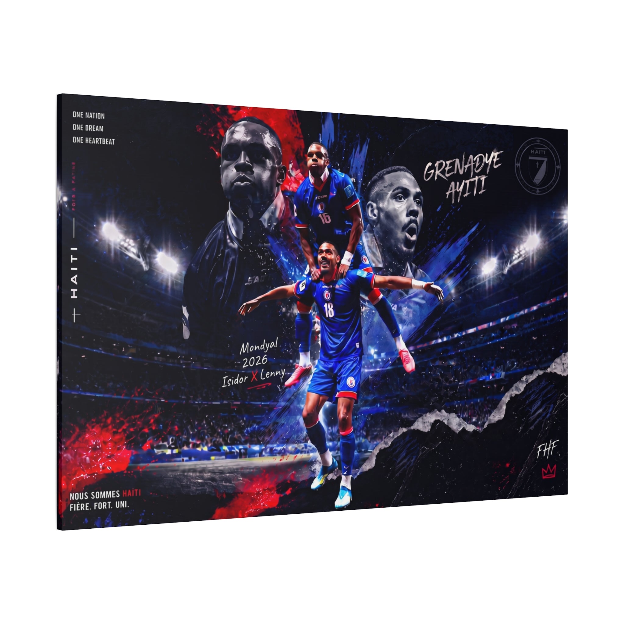 Haiti World Cup 2026 Canvas