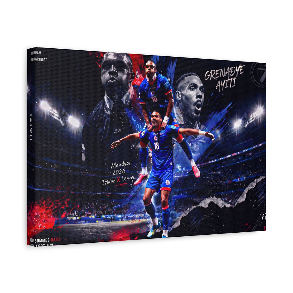 Haiti World Cup 2026 Canvas