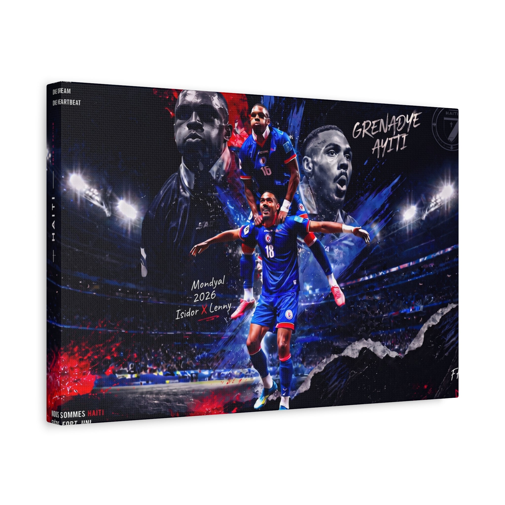 Haiti World Cup 2026 Canvas