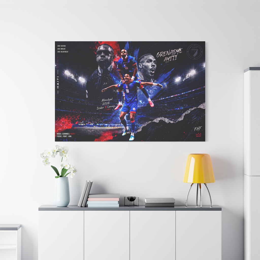 Haiti World Cup 2026 Canvas