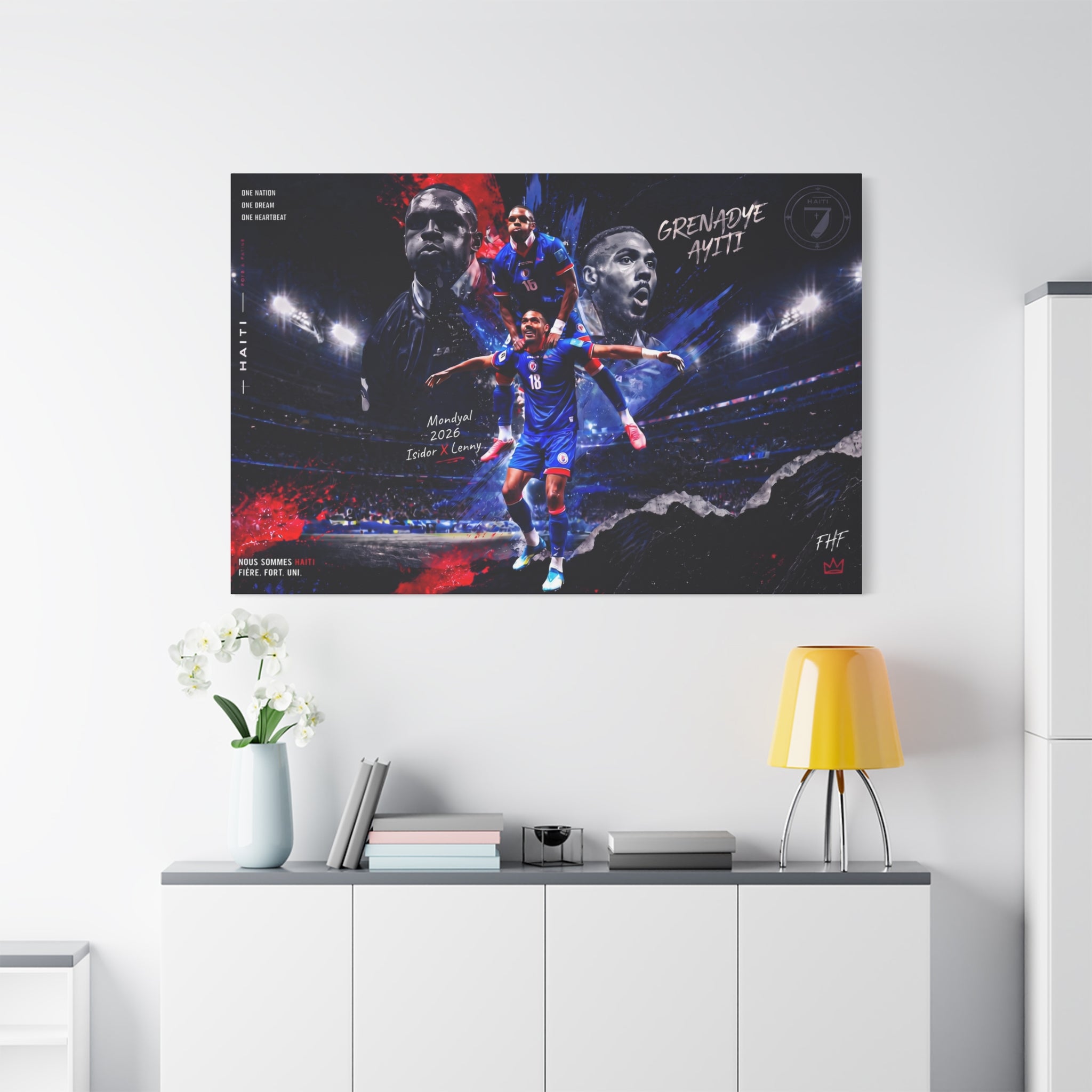 Haiti World Cup 2026 Canvas