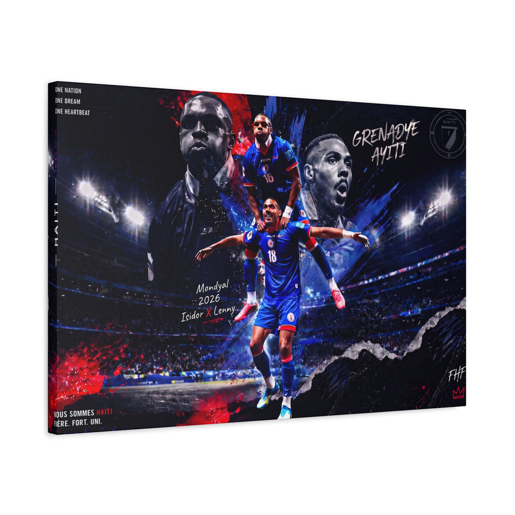 Haiti World Cup 2026 Canvas