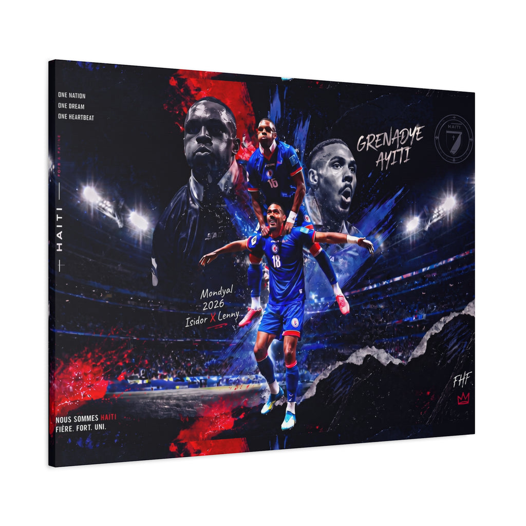 Haiti World Cup 2026 Canvas