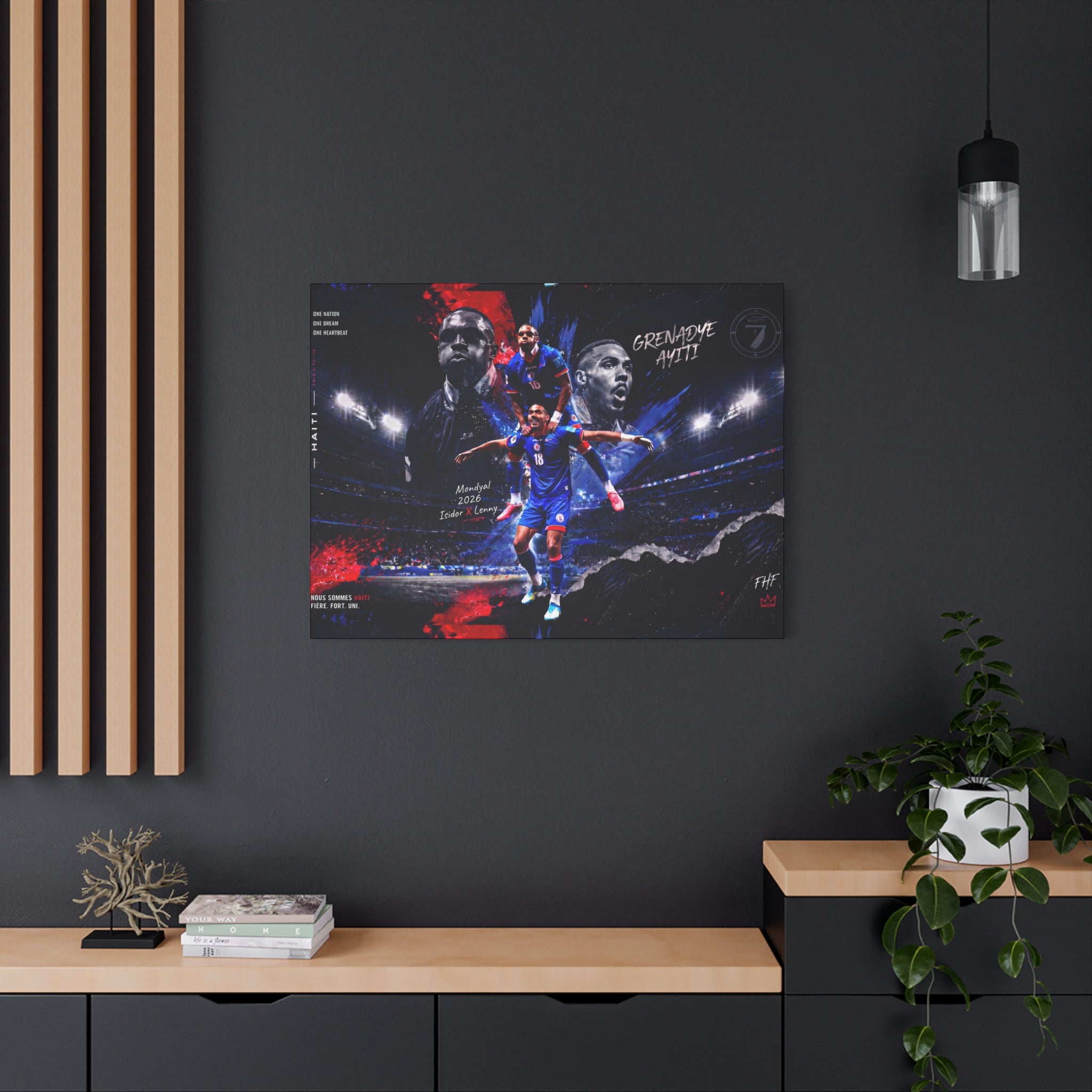 Haiti World Cup 2026 Canvas