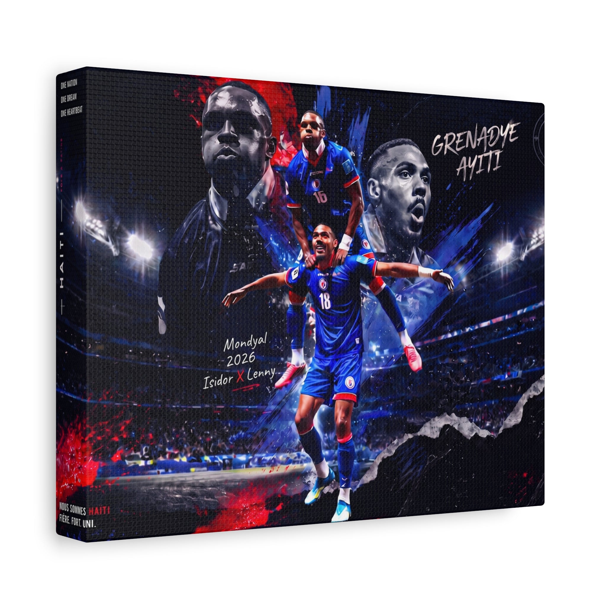 Haiti World Cup 2026 Canvas
